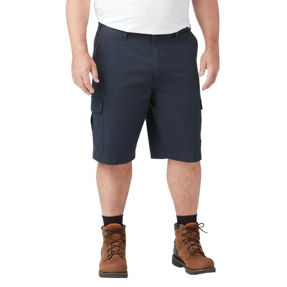 Dickies Other - Dickies Mens Navy Blue Cargo Shorts Loose Fit For Casual Or Work Use Size 38